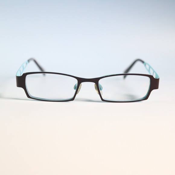 Kliik denmark K-420 247 45-17 135 teal blue eyeglasses small frame N6 - Picture 10 of 12